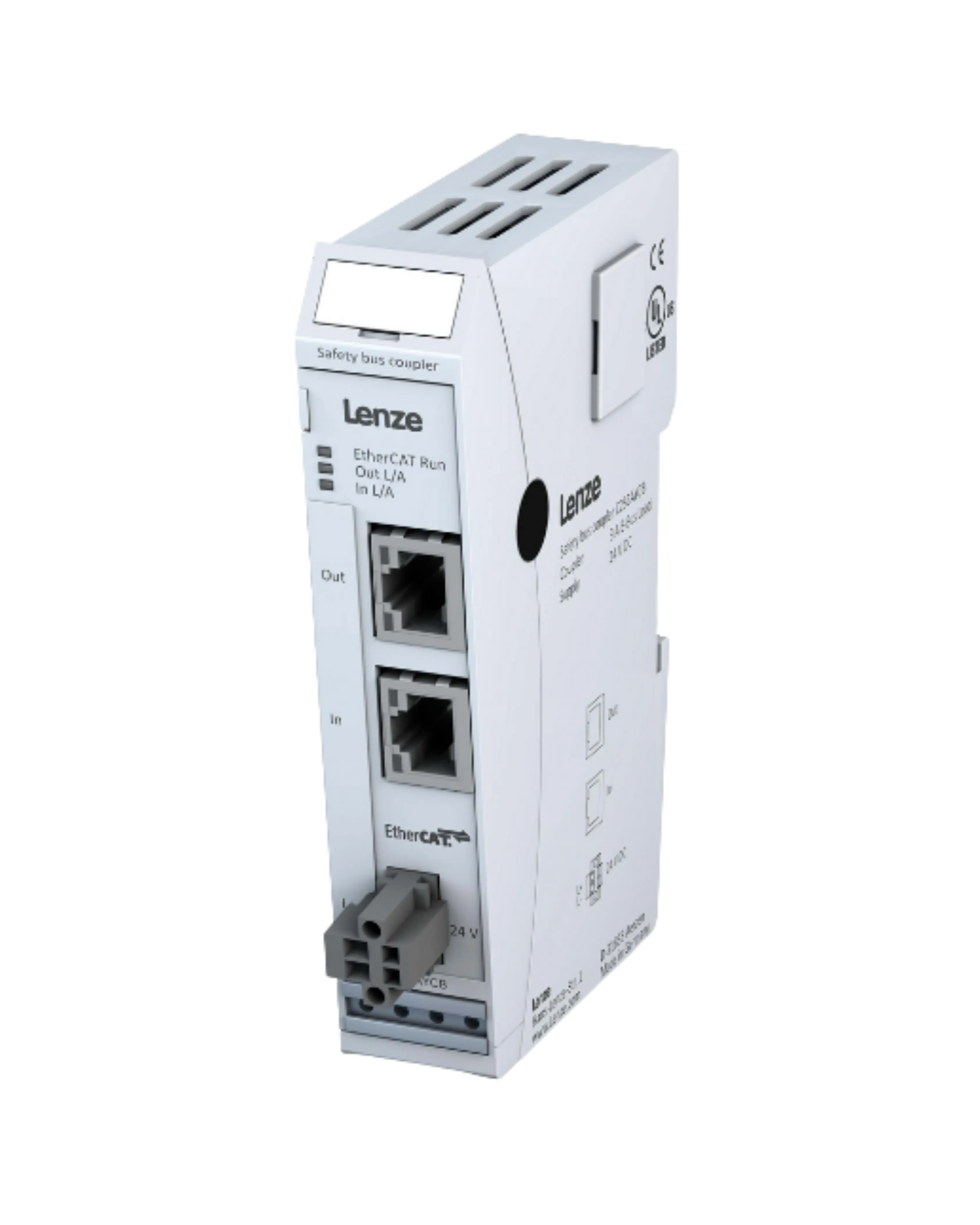 Lenze C25BAYCB c250-S Safety Bus Coupler — Lenze Drives – Motors – Circuits Protection